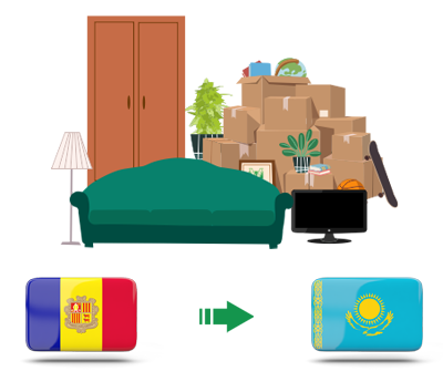 Квартирный переезд из Андорры в Казахстан
