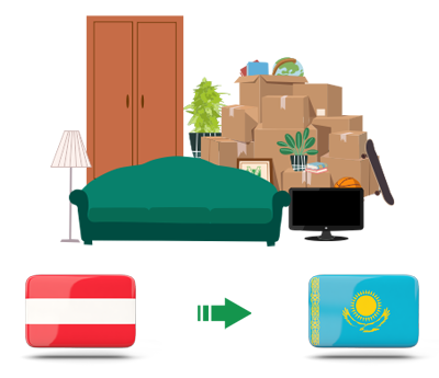 Квартирный переезд из Австрии в Казахстан
