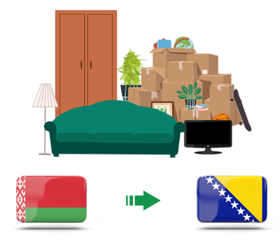 Квартирный переезд из Беларуси в Боснию и Герцеговину