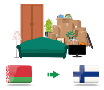 Квартирный переезд из Беларуси в Финляндию