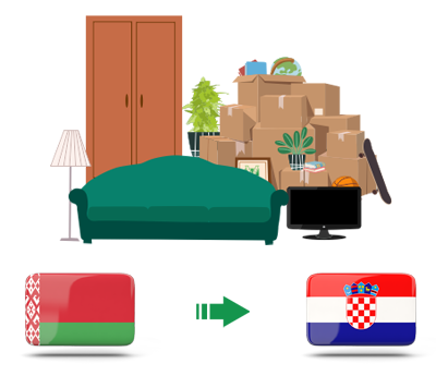 Квартирный переезд из Беларуси в Хорватию