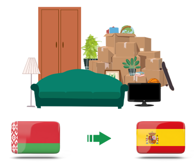 Квартирный переезд из Беларуси в Испанию