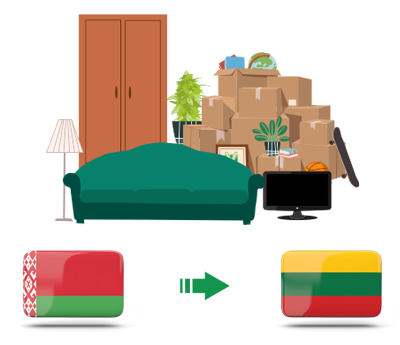Квартирный переезд из Беларуси в Литву