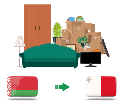 Квартирный переезд из Беларуси в Мальту