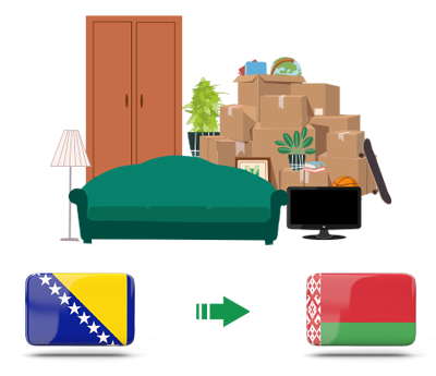Квартирный переезд из Боснии и Герцеговины в Беларусь