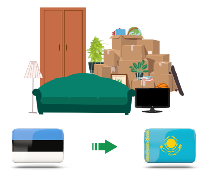 Квартирный переезд из Эстонии в Казахстан