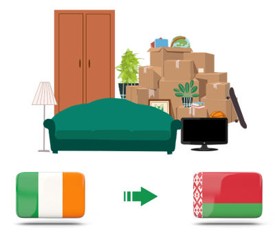 Квартирный переезд из Ирландии в Беларусь