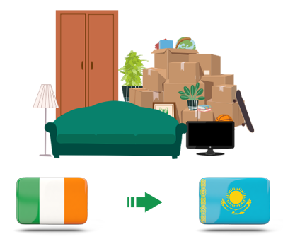 Квартирный переезд из Ирландии в Казахстан