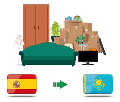Квартирный переезд из Испании в Казахстан
