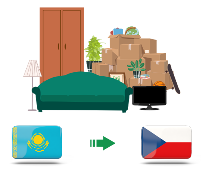 Квартирный переезд из Казахстана в Чехию