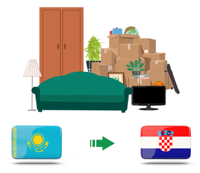 Квартирный переезд из Казахстана в Хорватию