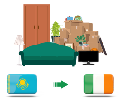 Квартирный переезд из Казахстана в Ирландию