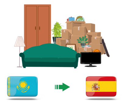 Квартирный переезд из Казахстана в Испанию