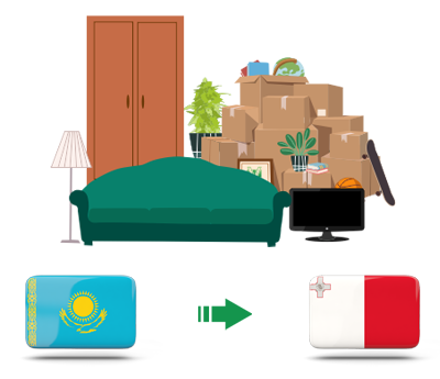 Квартирный переезд из Казахстана в Мальту