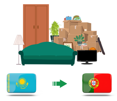 Квартирный переезд из Казахстана в Португалию