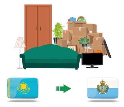 Квартирный переезд из Казахстана в Сан Марино