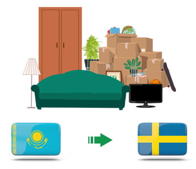 Квартирный переезд из Казахстана в Швецию