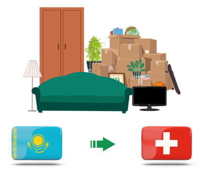 Квартирный переезд из Казахстана в Швейцарию