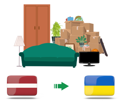 Квартирный переезд из Латвии в Украину