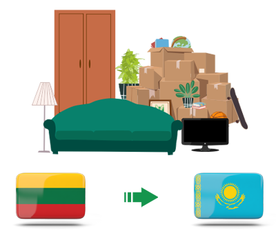Квартирный переезд из Литвы в Казахстан