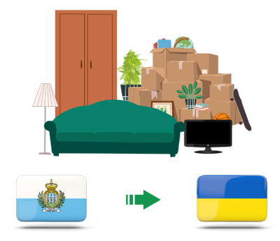 Квартирный переезд из Сан Марино в Украину