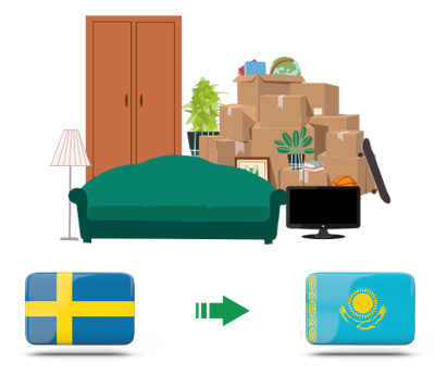 Квартирный переезд из Швеции в Казахстан