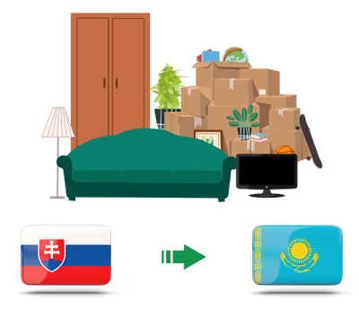 Квартирный переезд из Словакии в Казахстан