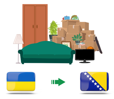 Квартирный переезд из Украины в Боснию и Герцеговину