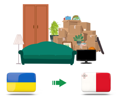 Квартирный переезд из Украины в Мальту