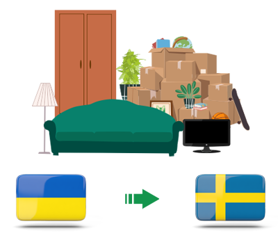 Квартирный переезд из Украины в Швецию