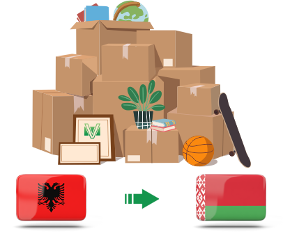 Перевозка личных вещей из Албании в Беларусь