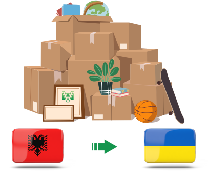 Перевозка личных вещей из Албании в Украину