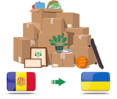 Перевозка личных вещей из Андорры в Украину