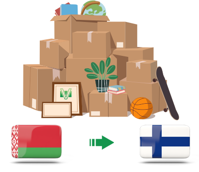 Перевозка личных вещей из Беларуси в Финляндию