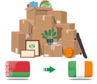 Перевозка личных вещей из Беларуси в Ирландию