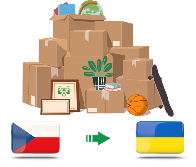 Перевозка личных вещей из Чехии в Украину