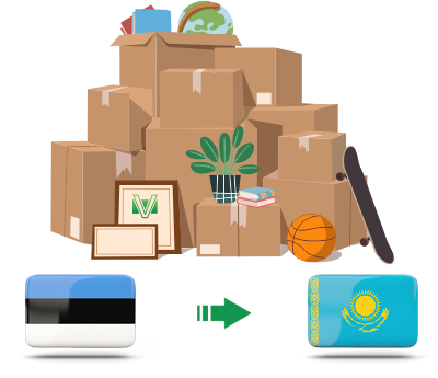 Перевозка личных вещей из Эстонии в Казахстан