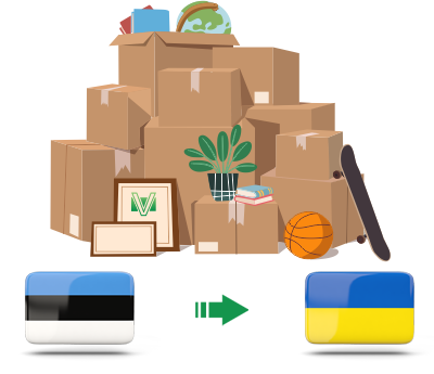 Перевозка личных вещей из Эстонии в Украину