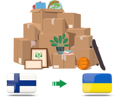 Перевозка личных вещей из Финляндии в Украину