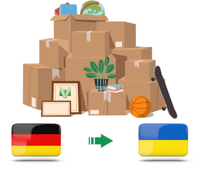 Перевозка личных вещей из Германии в Украину