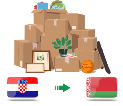 Перевозка личных вещей из Хорватии в Беларусь