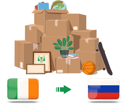Перевозка личных вещей из Ирландии в Россию