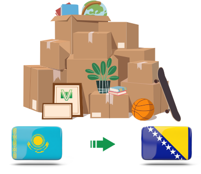 Перевозка личных вещей из Казахстана в Боснию и Герцеговину