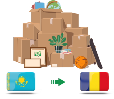 Перевозка личных вещей из Казахстана в Румынию