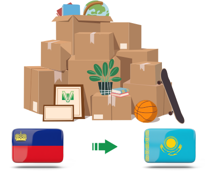 Перевозка личных вещей из Лихтенштейна в Казахстан