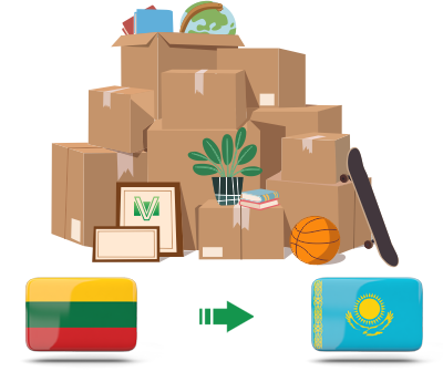 Перевозка личных вещей из Литвы в Казахстан