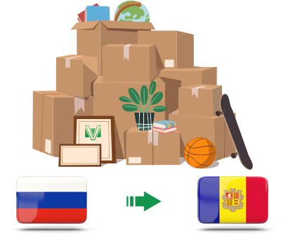 Перевозка личных вещей из России в Андорру