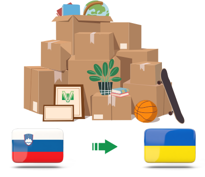 Перевозка личных вещей из Словении в Украину