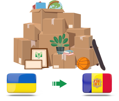 Перевозка личных вещей из Украины в Андорру