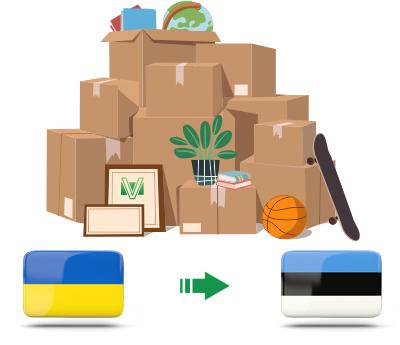 Перевозка личных вещей из Украины в Эстонию